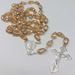 Champagne Crystal 6mm Rosary - 120892