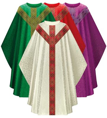 Chasuble in Duomo Fabric by Slabbinck of Belgium