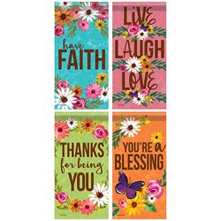Spring Inspirational Assorted Mini Flags, Sold Each Assorted Styles