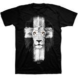Christian T-Shirt Lion Cross
