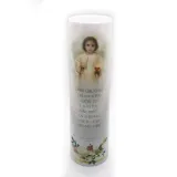 Child Jesus Sacred Heart 8" Flickering LED Flameless Prayer Candle with Timer