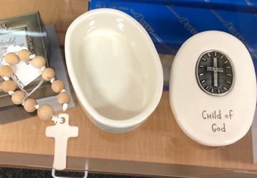 Child of God Medallion Box with Rosary