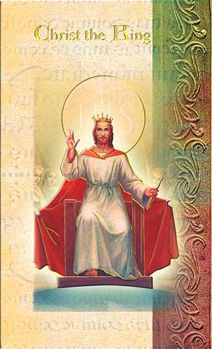 Christ The King Biography Card