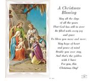 Christmas Blessing Paper Holy Cards, Pack of 100