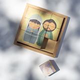 Christmas Nativity Wooden Cube Puzzle