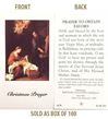 Christmas Novena 'Prayer to Obtain Favors' Paper Prayer Cards, Box of 100
