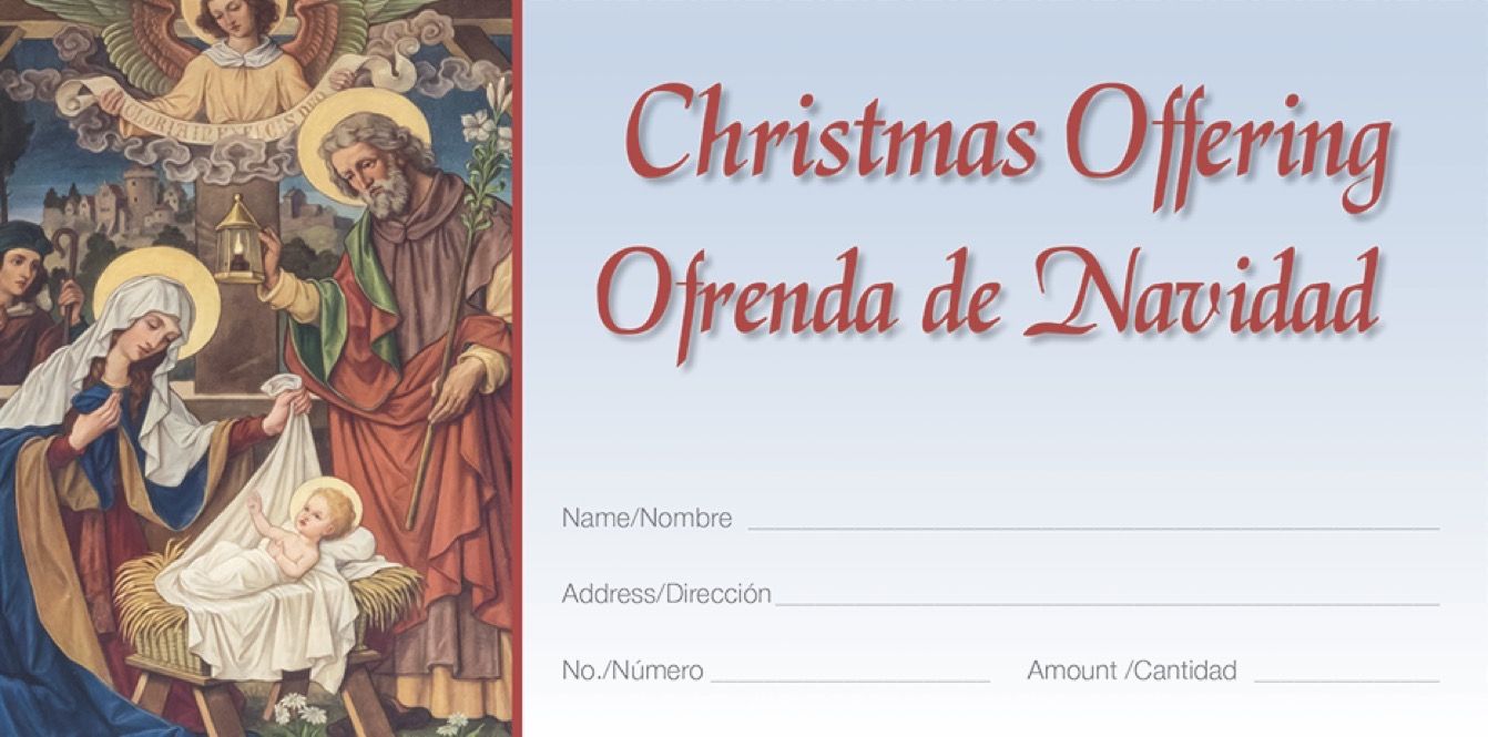 Christmas Offering Envelope - Bilingual 