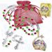 Christmas Rosary Gift Set with Ornament