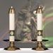 Christus Rex Complementing Altar Candles