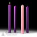 Church Advent 51% Beeswax Candle Set