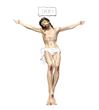 Colored Corpus for Wall Crucifix 30" - Made In Italy
