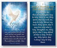 Come Holy Spirit 2.5" x 4.5" Laminated Prayer Card
