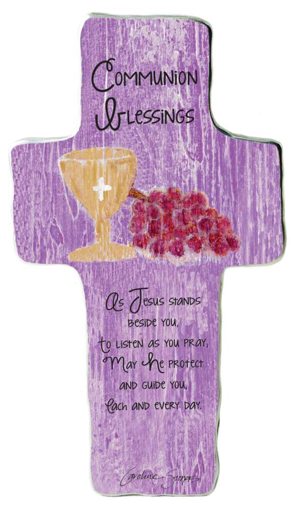 Communion Blessing Cross Plaque