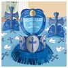 Communion Day Blue Table Decorating Kit