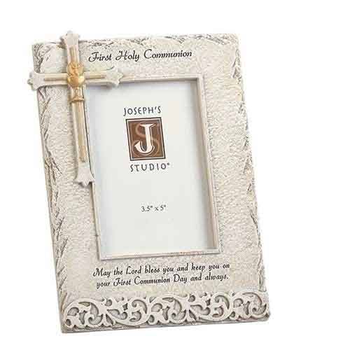 Communion Frame with Stone Finish 8"H