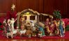 7 Inch First Christmas Gifts 23pc Real Life Nativity Set with Stable