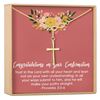 Confirmation Cross Necklace, Gold