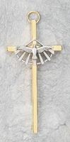 3.5" Gold Plated Confirmation Cross