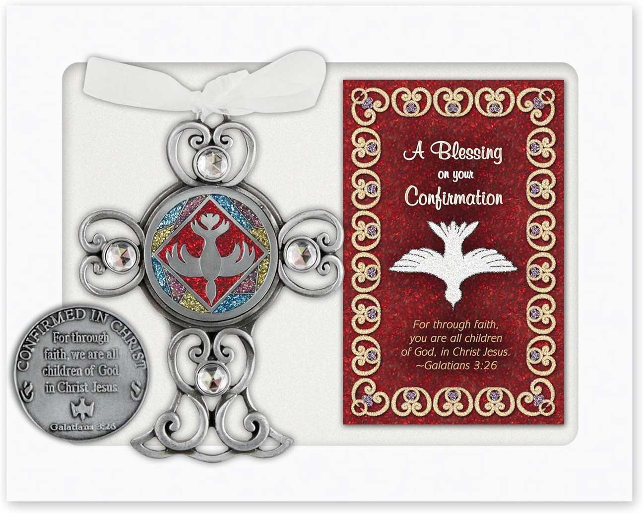 Confirmation Ornament and Prayer Card Gift Set