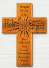 Confirmation Seven Gifts of the Holy Spirit 8" Wall Cross
