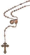 St. Benedict Copper Plated Rosary