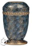 Copper and Brass Cremation Urn