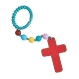 Cross Blessing Beads Keychain
