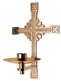99CCH42 Cross Consecration Candle Holder