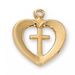 Cross in Heart Necklace