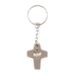 Cross with Dove Keyring