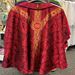 Crown of Thorns Chasuble with Plain Neckline, Red