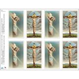 Crucifix Assortment Print Your Own Prayer Cards - 12 Sheet Pack