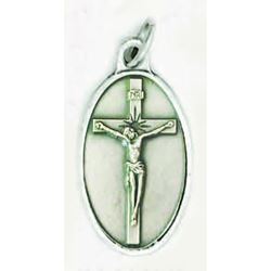 Crucifixion 1" Oxidized Medal - 50/Pack *SPECIAL ORDER - NO RETURN* 