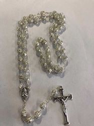 Crystal Capped Rosary from Italy