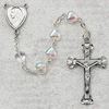 Crystal Heart Aurora Borealis Rosary
