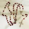Crystal Rosary - Ruby | CATHOLIC CLOSEOUT TAKE 20% OFF WHEN ADDED TO CART