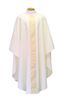 D955 White Dalmatic W/ Band On Front And Back