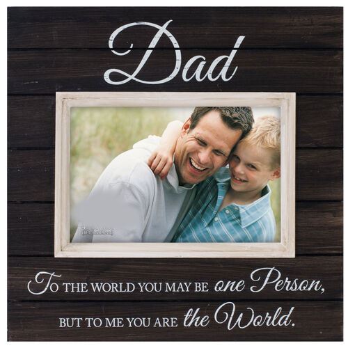 Dad To The World You May Be One Person Frame