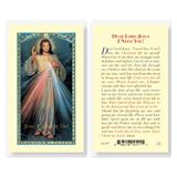 Dear Lord Jesus Divine Mercy Laminated Prayer Card