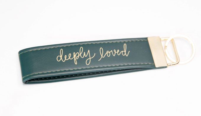 Deeply Loved Keychain