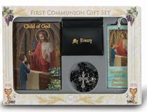 Deluxe First Communion Gift Set ,Black