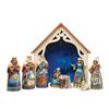 Deluxe Mini Nativity 9 Pc Set - Jim Shore Heartwood Creek
