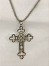 Die-Cut Flower Cross Necklace | CATHOLIC CLOSEOUT