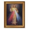 Divine Mercy 12" x 16" Walnut Finish Framed Print