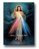 19" X 27" Divine Mercy Italian gold Embossed Poster