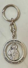 Divine Mercy Spinner Keychain from Italy