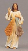 Divine Mercy 4" Statue with Prayer Card Set