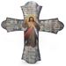 Divine Mercy Vintage Wood Wall Cross