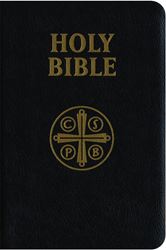 Douay Rheims Bible, Black Genuine Leather