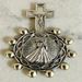 Double Sided Miraculous and Divine Mercy Finger Rosary from Italy - 107997